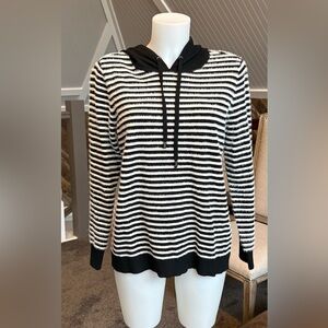 Chico’s Zenergy Luxe Cashmere Blend Stripe Pullover